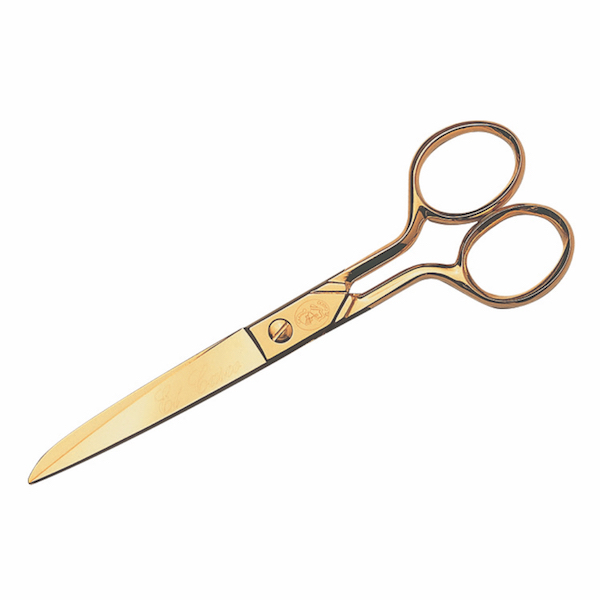 23K gold plated 6 inch Scissors - El Casco