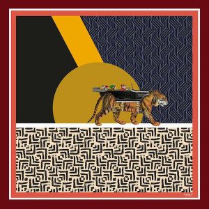 Копринен шал THE TIGERMOBIL