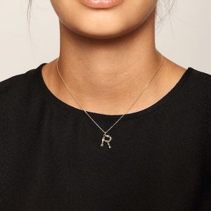 Ladies necklace PD PAOLA letter "R"