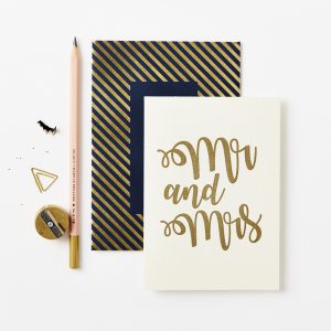MR & MRS CARD